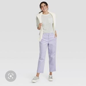 A New Day High-Rise Straight Ankle Pant Lavender 4
